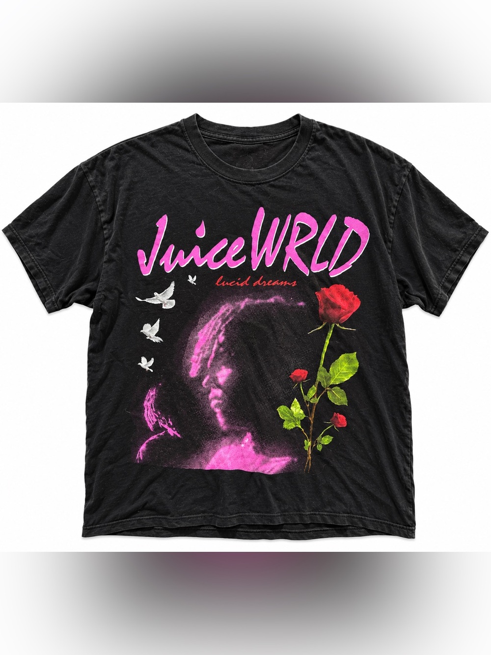 JuiceWRLD Lucid Dreams Graphic Tee 999 size Large